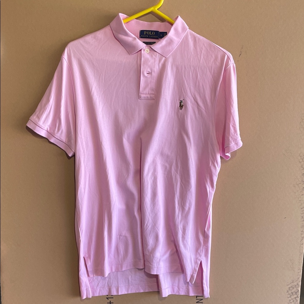 Polo by Ralph Lauren Light Pink Men's Polo Shirt